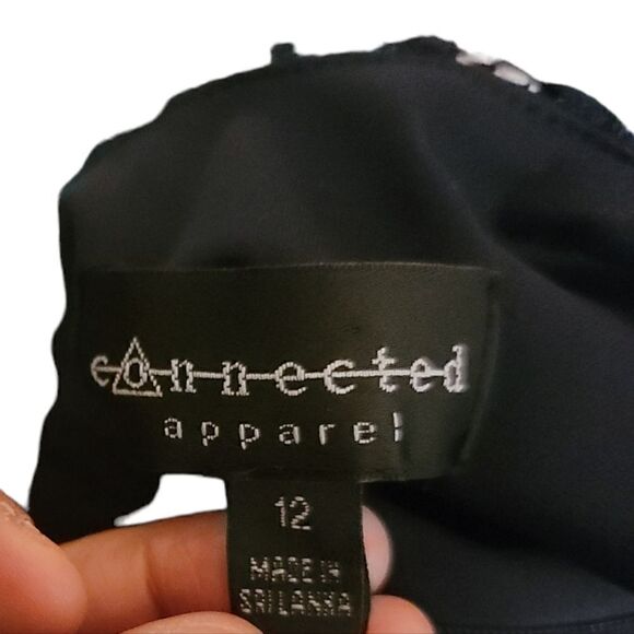 Connected Apparel Belted Office Dress Size 12 - Picture 5 of 6